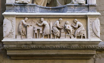 Relief Depicting Artists and Craftsmen at Work, from the Base of the Niche Depicting the Quattro Coronati